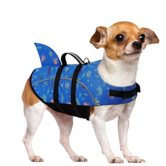 Ripstop Shark Dog Life Jacket for Small & Medium Dogs