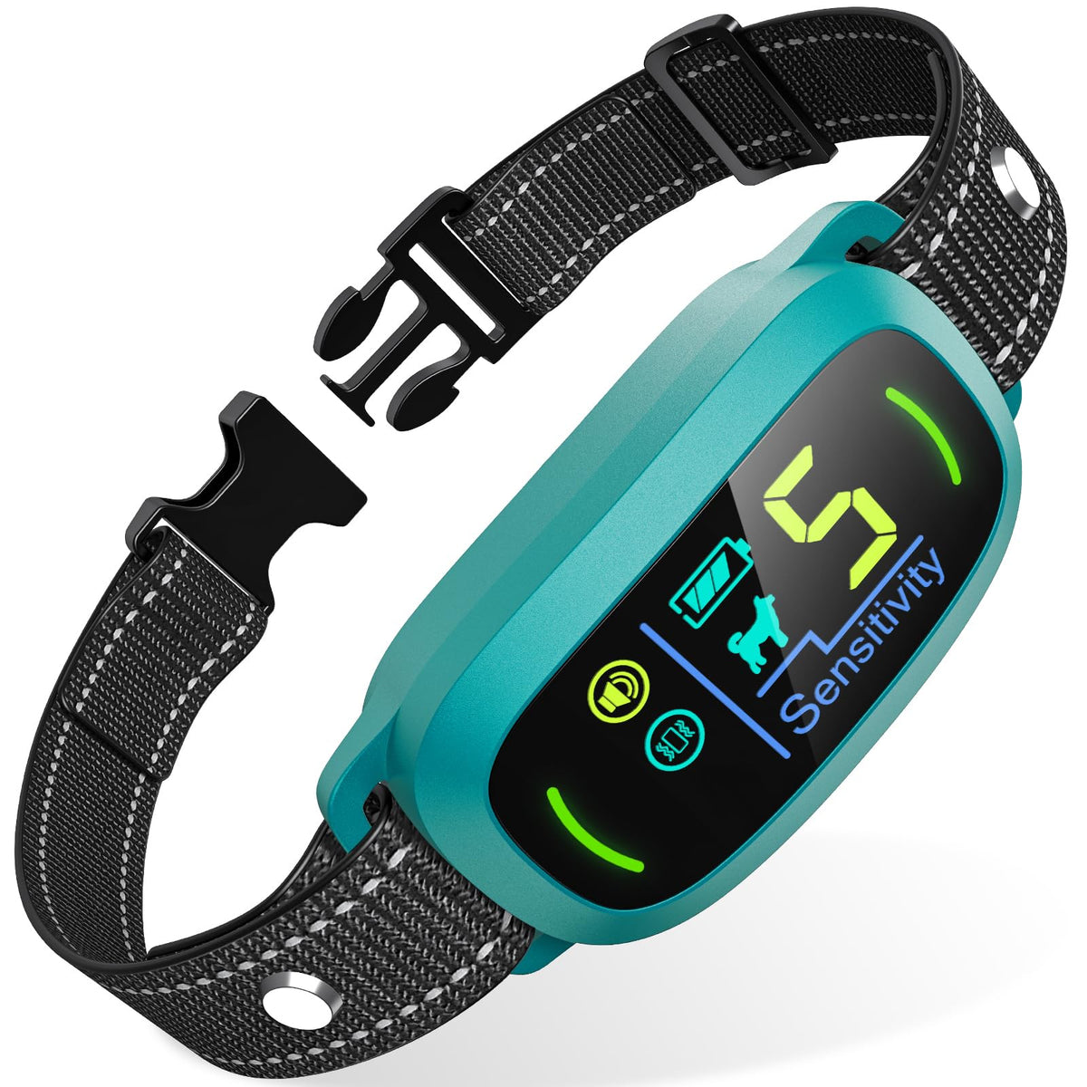 Rechargeable Smart Dog Bark Collar with Adjustable Sensitivity & Vibration