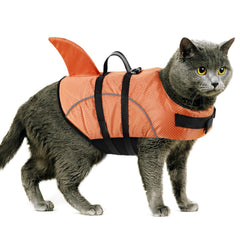 Ripstop Shark Dog Life Jacket for Small & Medium Dogs