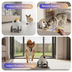 Interactive Automatic Dog Puzzle Feeder & Treat Dispenser