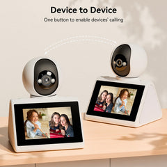 1080P Pet Security Camera with 4.3" Screen & Motion Detection