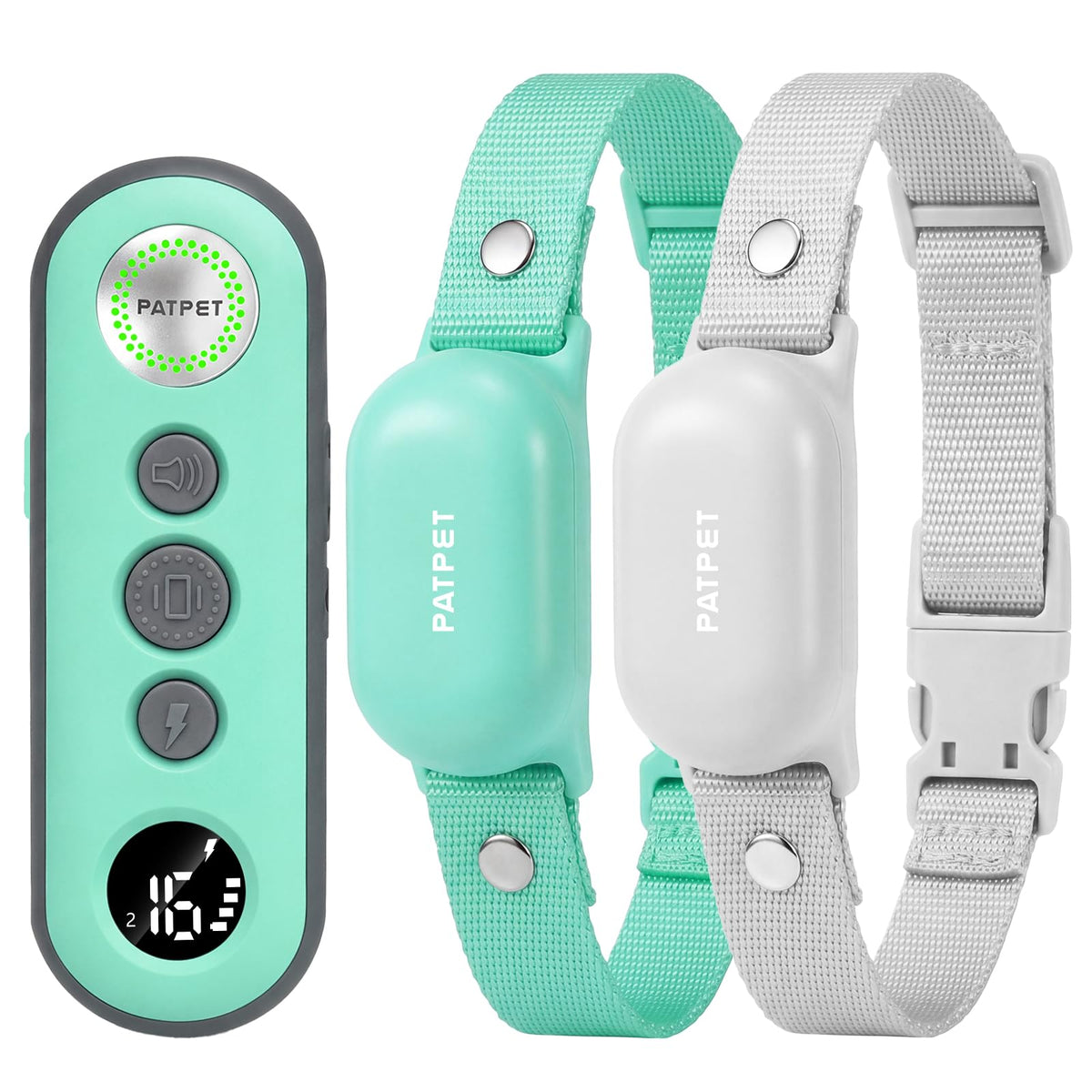 PATPET 4000ft Waterproof Training Collar for Two Dogs