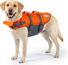 Outward Hound Dawson Red Dog Life Jacket for Large Dogs