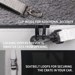 Extra Large Soft-Sided Pet Carrier, Foldable & Ventilated for Travel