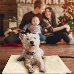 Pet Heating Pad with 6 Temperature Levels & Timer for Dogs & Cats