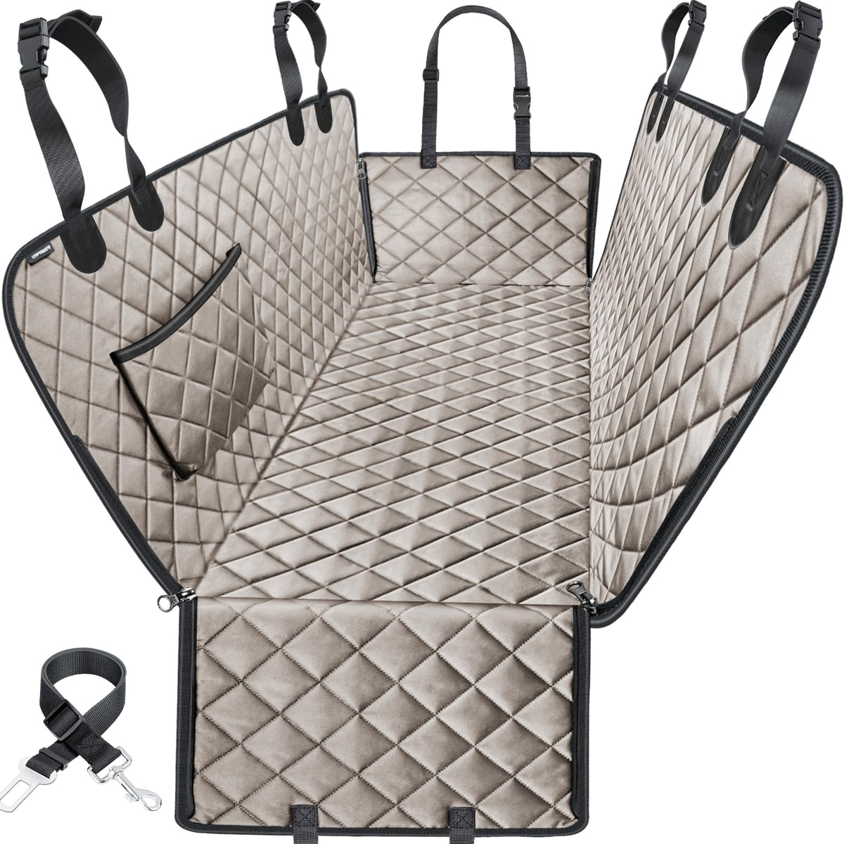 Waterproof Heavy-Duty Dog Car Seat Cover & Hammock for SUVs