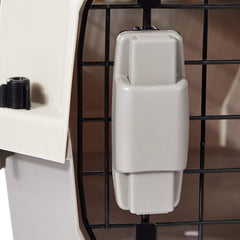 Durable Plastic Pet Carrier with Secure Buckles for Dogs & Cats