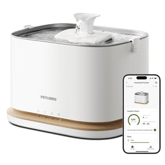 Cordless Smart Pet Water Fountain with App Monitoring & 3L Capacity