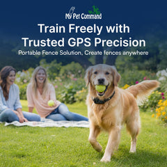 Smart Wireless GPS Dog Fence & Training Collar with App Control