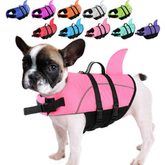 Ripstop Shark Dog Life Jacket for Small & Medium Dogs