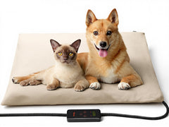 Pet Heating Pad with 6 Temperature Levels & Timer for Dogs & Cats