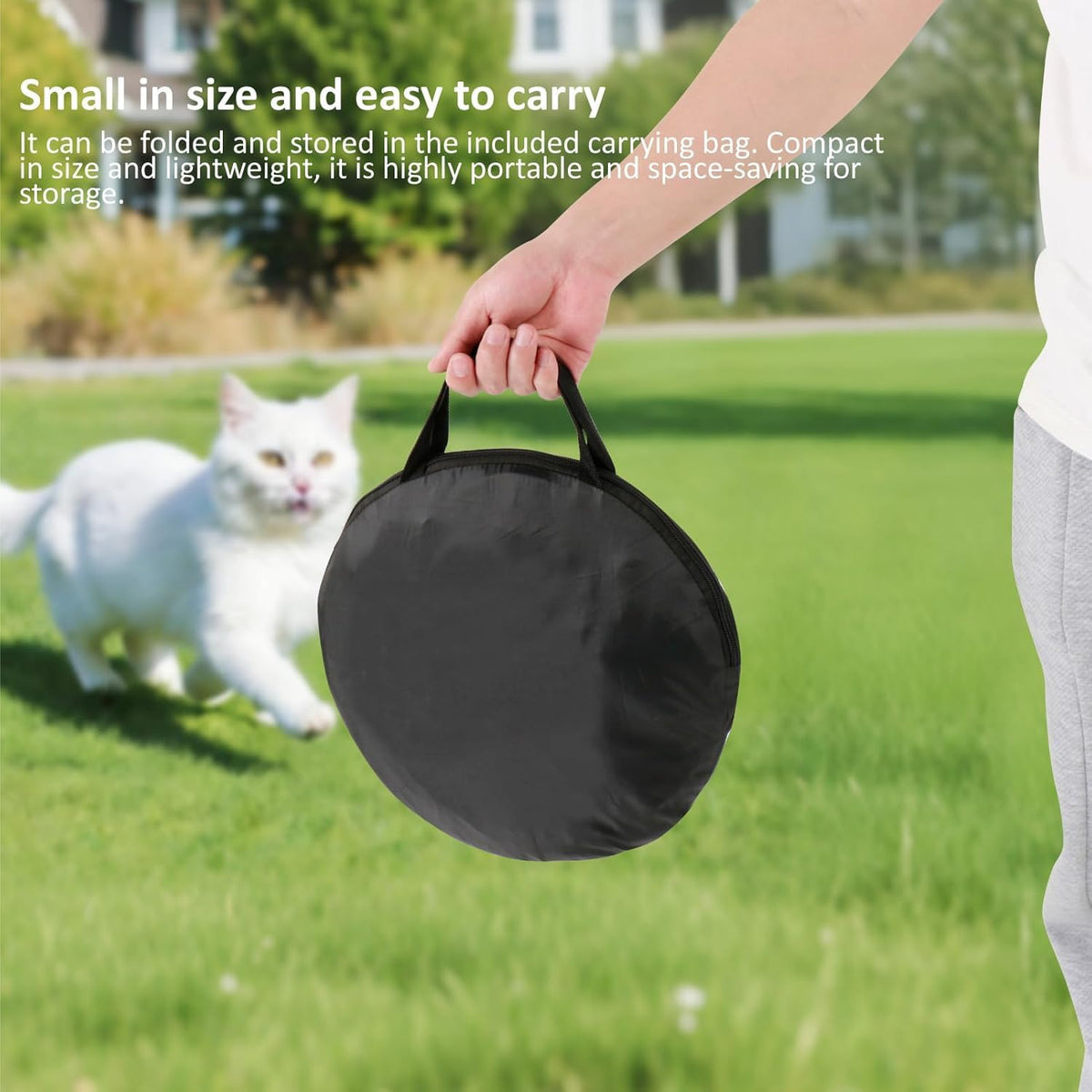Outdoor Cat Enclosure Playground with Interactive Play Ball