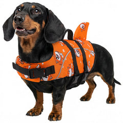 Ripstop Shark Dog Life Jacket for Small & Medium Dogs