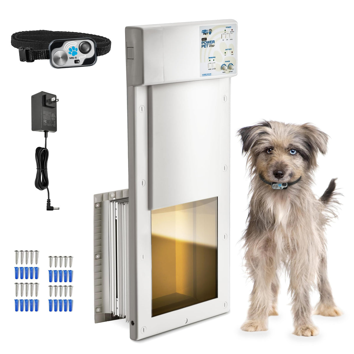 Smart Automatic Electronic Pet Door with Secure Pet Access Control