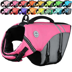 Sports-Style Dog Life Vest for Swimming & Water Safety