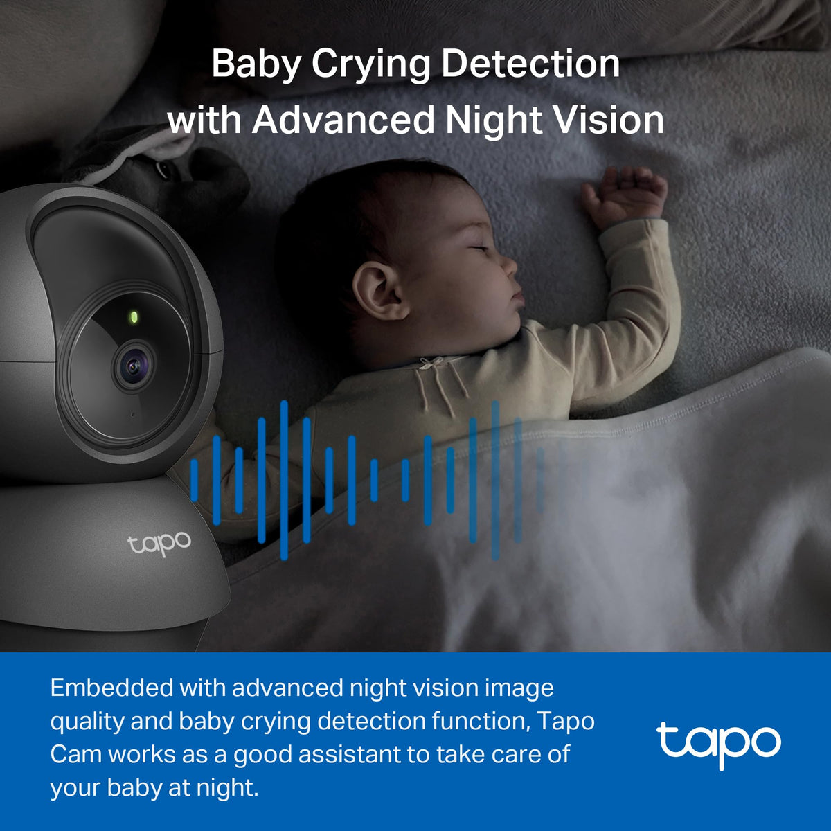 TP-Link Tapo Pan/Tilt Security Camera for Baby Monitor