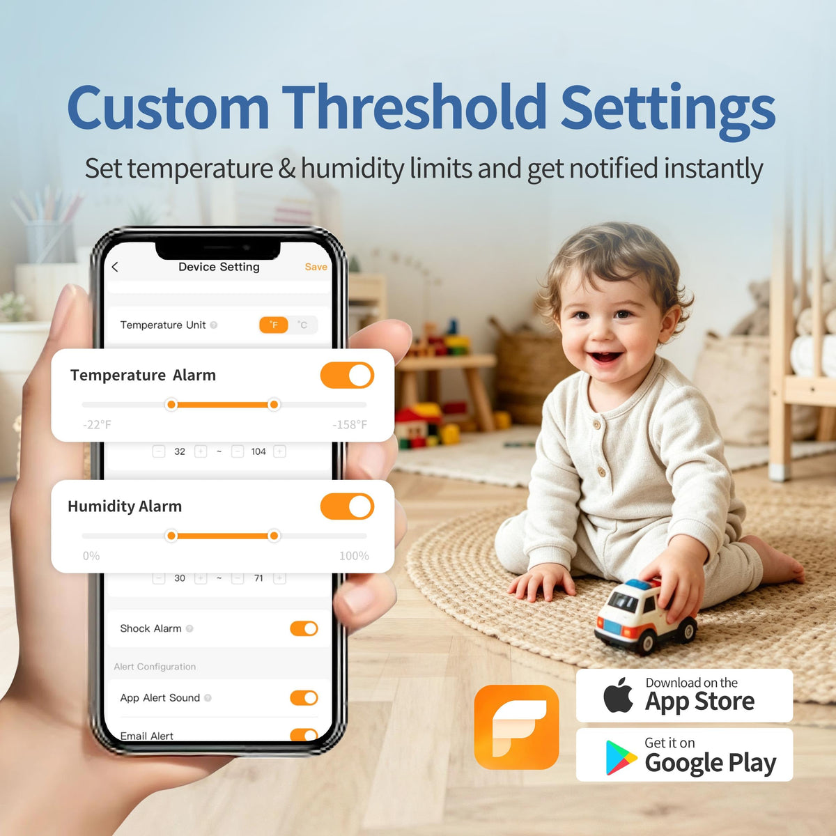 4G Cellular Pet Temperature & Humidity Monitor for Home Safety