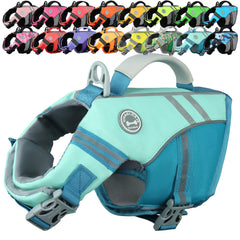 Sports-Style Dog Life Vest for Swimming & Water Safety