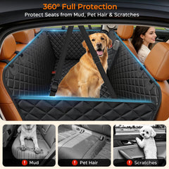 Waterproof Heavy-Duty Dog Car Seat Cover & Hammock for SUVs