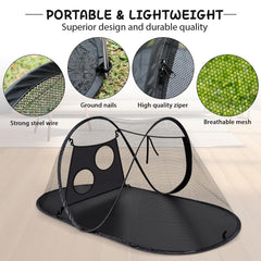 Portable Pop-Up Outdoor Cat Tent for Yard & Travel