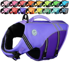 Sports-Style Dog Life Vest for Swimming & Water Safety