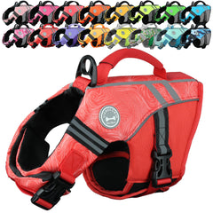 Sports-Style Dog Life Vest for Swimming & Water Safety