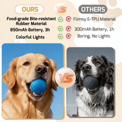 Interactive Automatic Dog Ball Toy, IPX7 Waterproof & Rechargeable