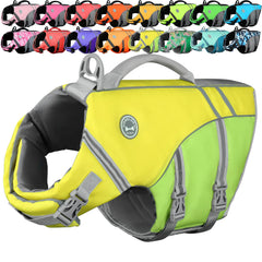 Sports-Style Dog Life Vest for Swimming & Water Safety