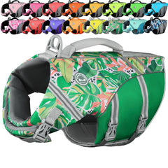 Sports-Style Dog Life Vest for Swimming & Water Safety