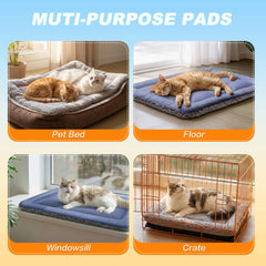 Reversible Self-Warming & Cooling Pet Bed Mat for Cats & Dogs