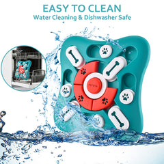 Interactive Dog Puzzle Toy with Treat Dispenser for Mental Stimulation