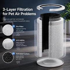 Smart Pet Water Fountain & Air Purifier Bundle with App Control