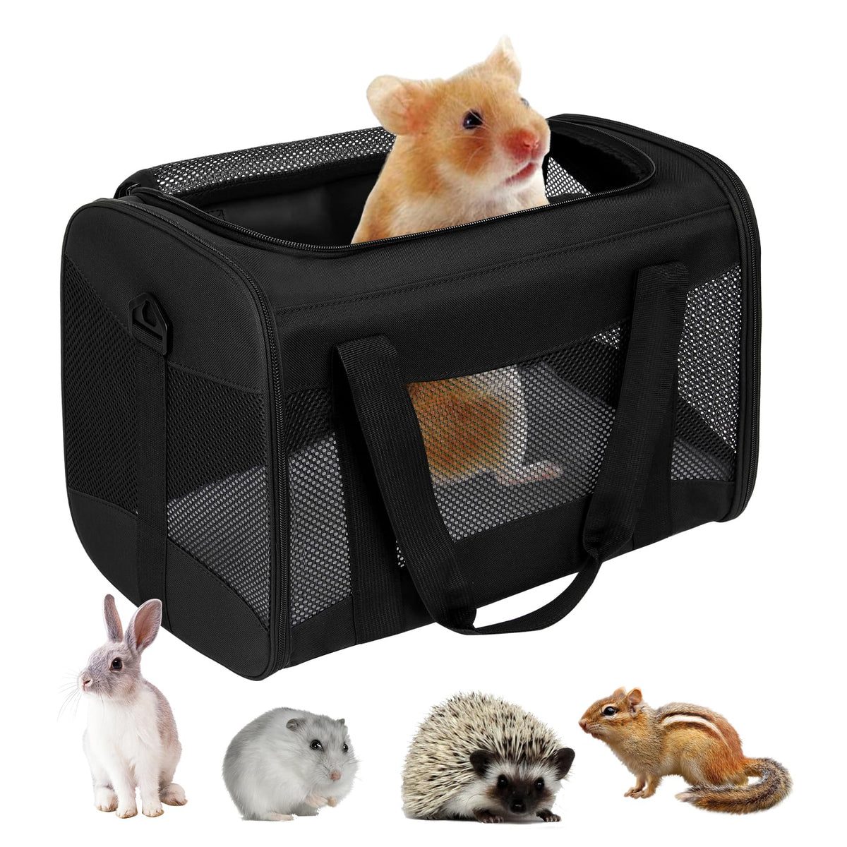 Airline-Approved Breathable Pet Carrier for Cats & Small Dogs