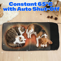 3-Level Electric Pet Heating & Cooling Mat with Ventilation Fan
