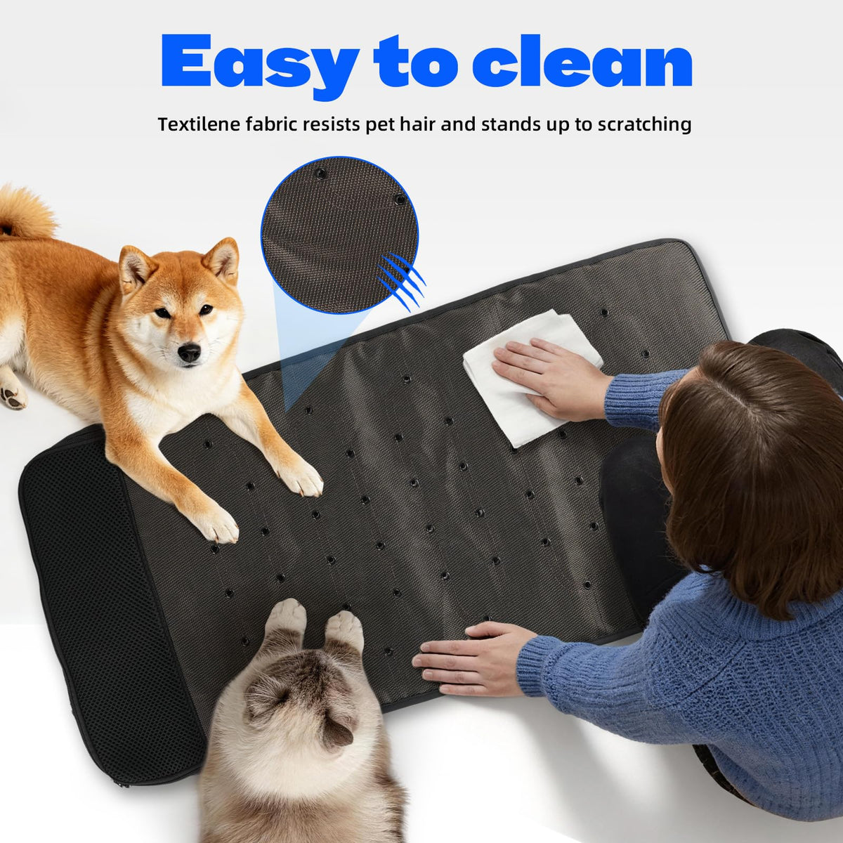 3-Level Electric Pet Heating & Cooling Mat with Ventilation Fan