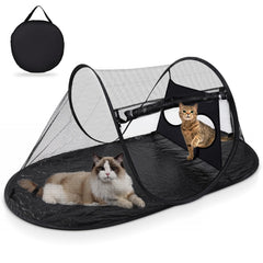 Portable Pop-Up Outdoor Cat Tent for Yard & Travel