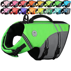 Sports-Style Dog Life Vest for Swimming & Water Safety