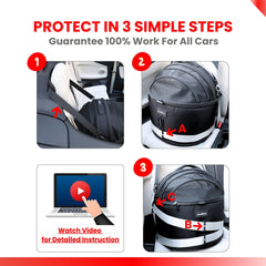 Crash-Tested Portable Small Dog Car Seat for Safe Travel