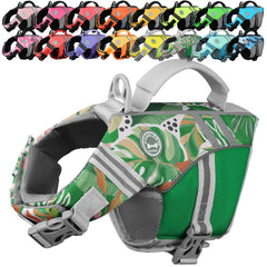 Sports-Style Dog Life Vest for Swimming & Water Safety