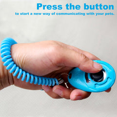 Dog Training Clicker with Wrist Strap & Keyring for Pets