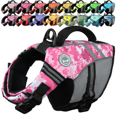 Sports-Style Dog Life Vest for Swimming & Water Safety