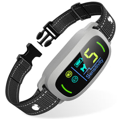 Rechargeable Smart Dog Bark Collar with Adjustable Sensitivity & Vibration