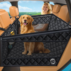 Waterproof Heavy-Duty Dog Car Seat Cover & Hammock for SUVs