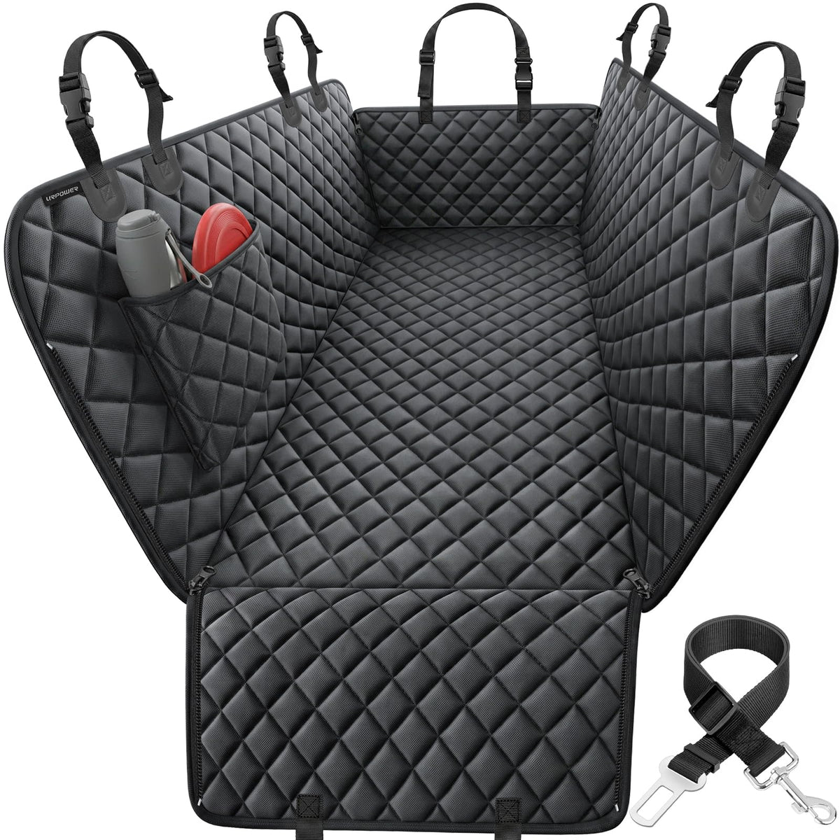 Waterproof Heavy-Duty Dog Car Seat Cover & Hammock for SUVs