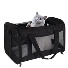 Airline-Approved Breathable Pet Carrier for Cats & Small Dogs