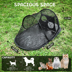 Portable Pop-Up Outdoor Cat Tent for Yard & Travel