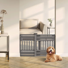 Plastic Pet Safety Gate for Dogs & Cats, Indoor Home Use